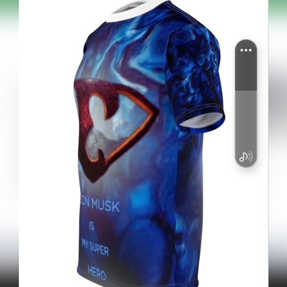 Elon Musk Is My Hero "Unisex Cut & Sew Tee - Picture 6 of 6